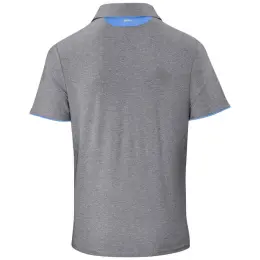 Mens Cypress Golf Shirt Grey Back